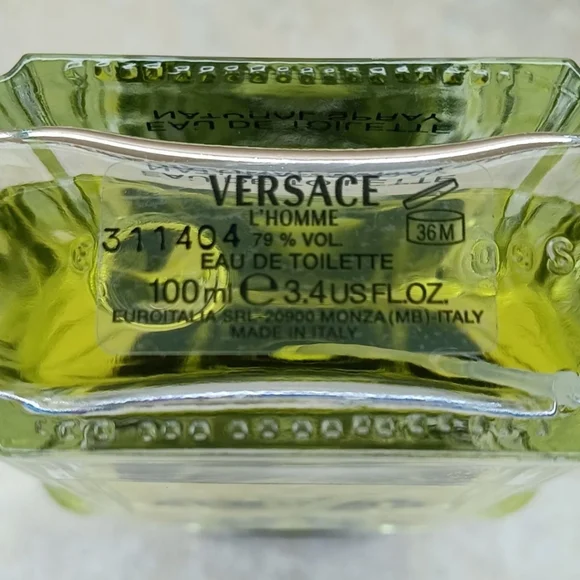 Versace L'homme Colog ne 3.4 oz Eau De Toil ette S pray for Men - Picture 8 of 11